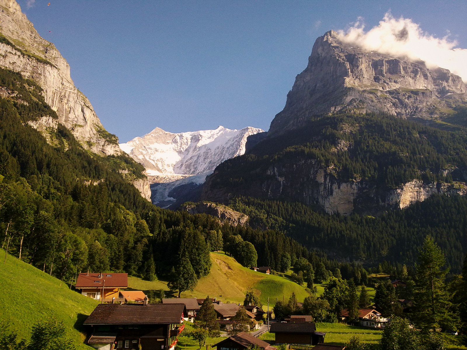 Grindelwald under the north face of the Eiger