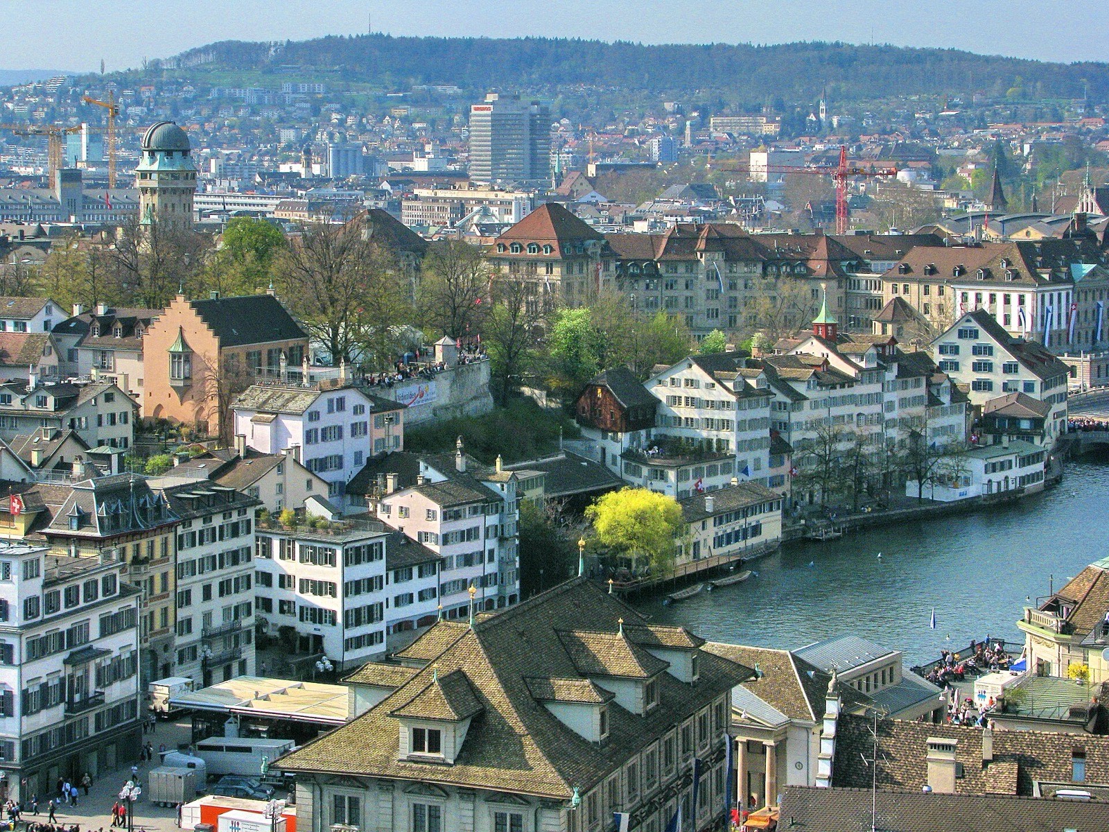 Zurich old town lanes