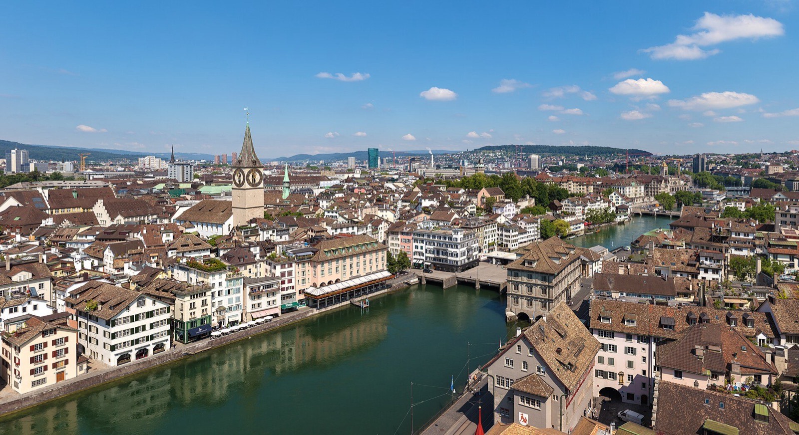 Zurich along the Limmat